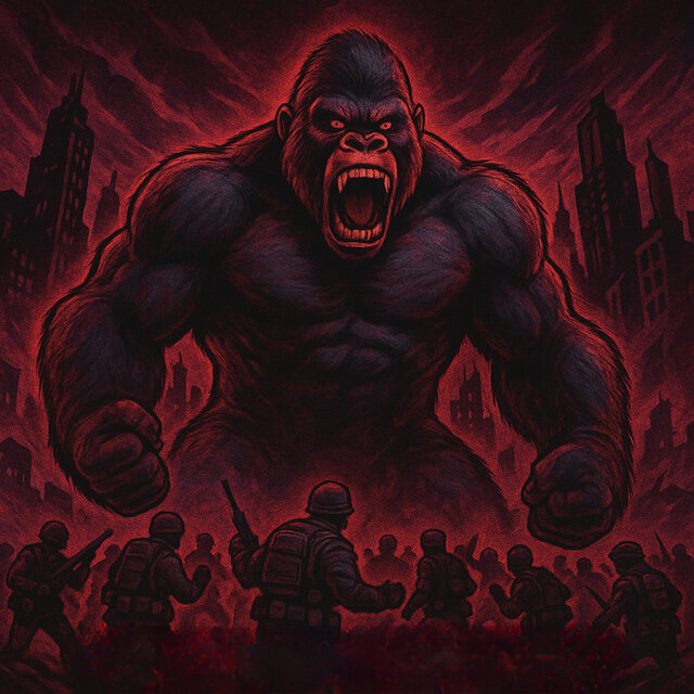 One Hundred Men Vs One Gorilla