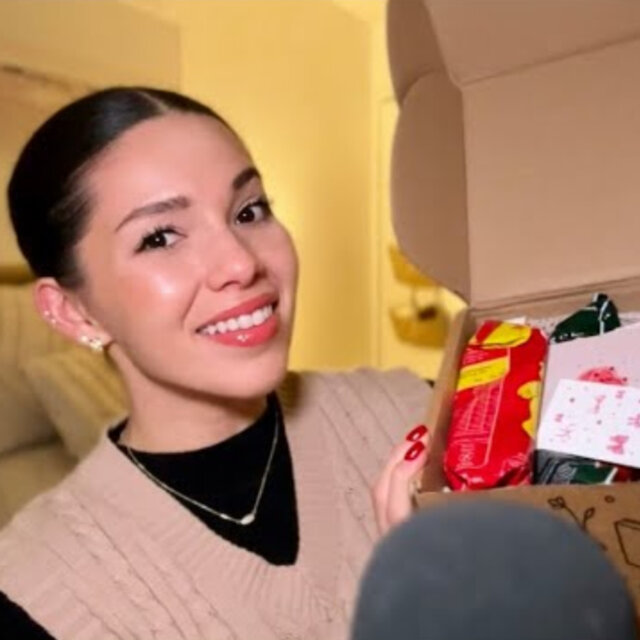 ASMR Unboxing a Package from a Freya ASMR