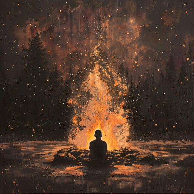 Retiro De Meditación De Fuego: Llamas Calmantes