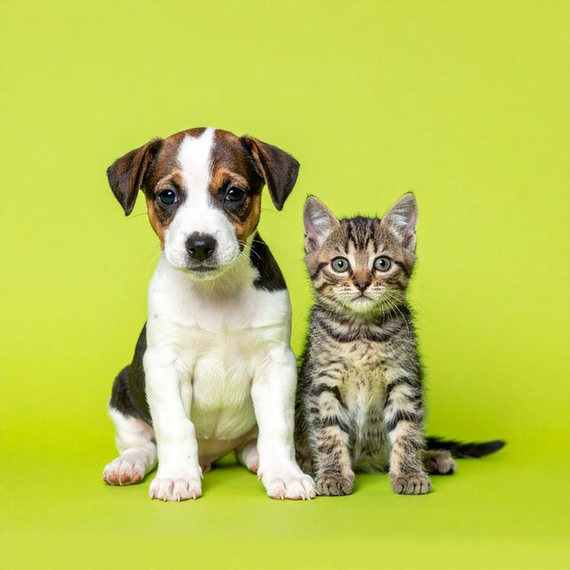 Música En La Habitación Junto A Las Mascotas