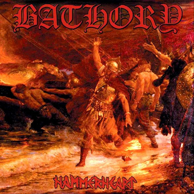 Cover art for album Hammerheart by Bathory