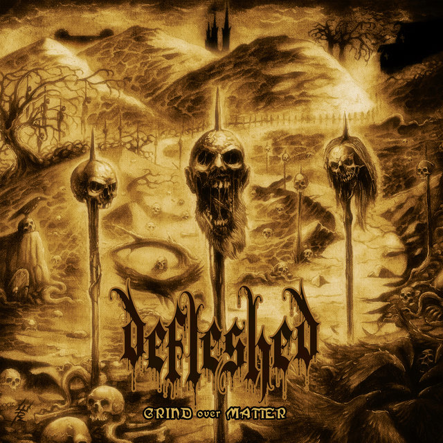 Cover art for album Grind over Matter by Defleshed