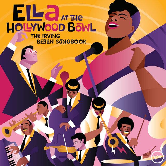 Cover art for album Ella At The Hollywood Bowl: The Irving Berlin Song Book (Live) by Ella Fitzgerald