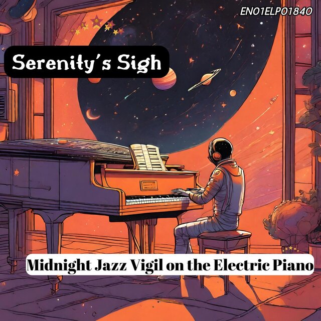 Serenity's Sigh: Midnight Jazz Vigil on the Electric Piano