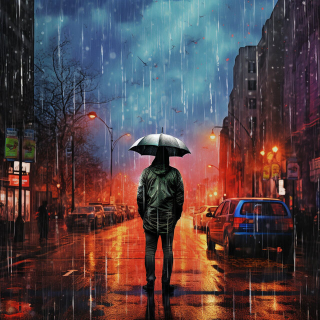 Binaural Concentration: Sonic Rain Focus Symphony