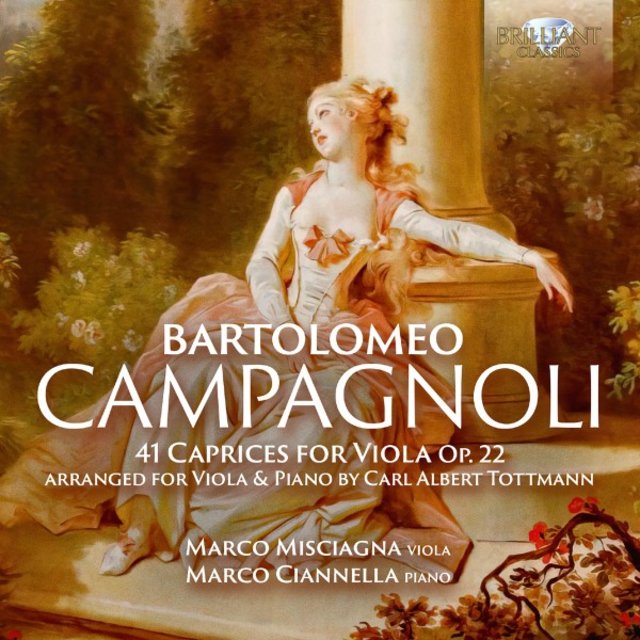 Campagnoli: 41 Caprices for Viola, Op. 22, arranged for Viola & Piano by Carl Albert Tottmann