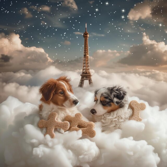 Le Sommeil du Chien: Une Évasion Céleste près de la Tour Eiffel