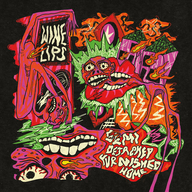Cover art for album Semi-Detached Furnished Home by Wine Lips
