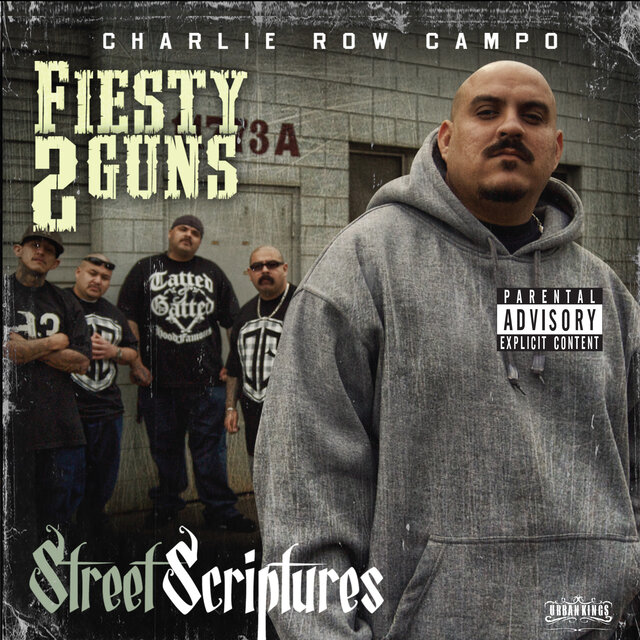 Cover art for album  by Fiesty 2 Guns Of Charlie Row Campo, Blanca Nieves