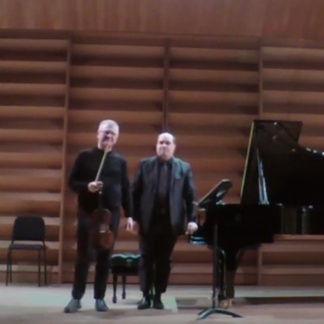 Schumann Violin Sonata op 121, Fantasiestücke op 73 Paolo Ghidoni, Marino Nicolini (live in Parma)