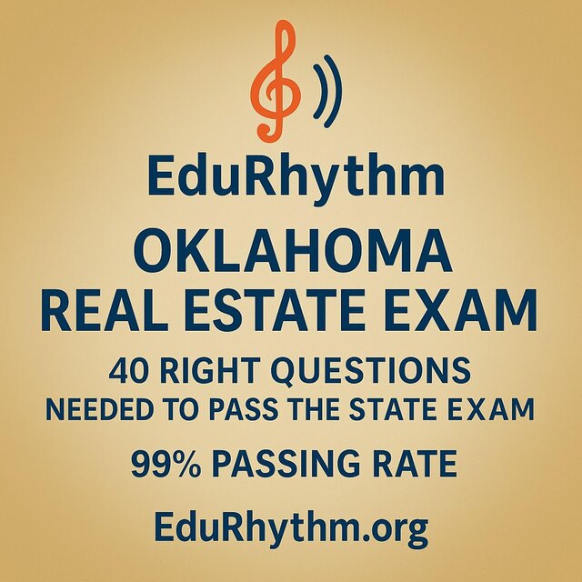 OKLAHOMA REAL ESTATE 40 RIGHT QUESTIONS
