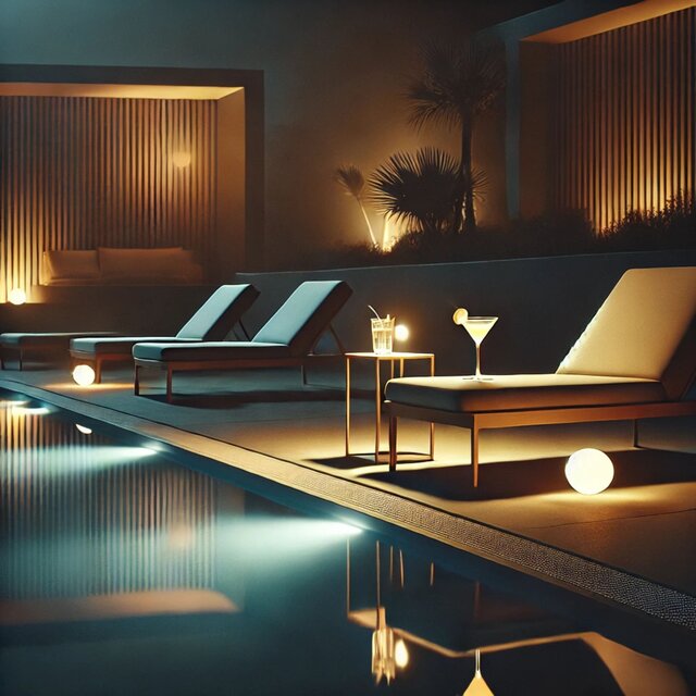 Night Pool Bar (Ibiza Chill House Music)
