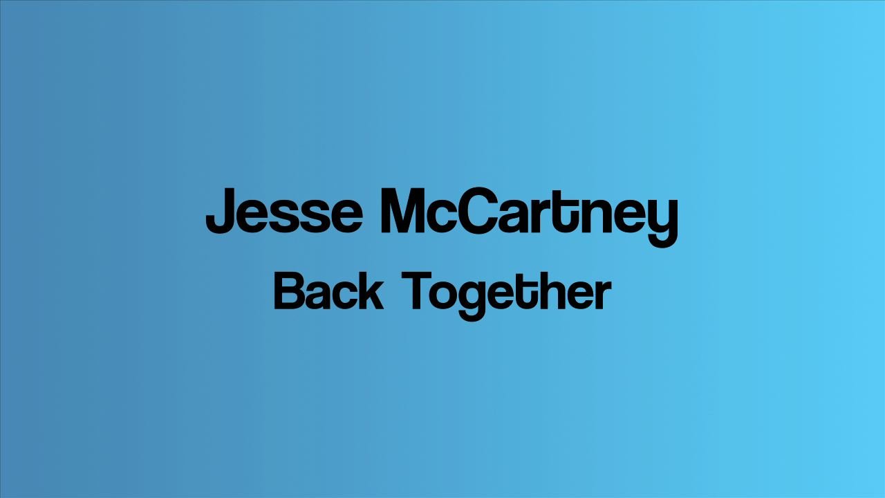 Back Together (Lyric Video)