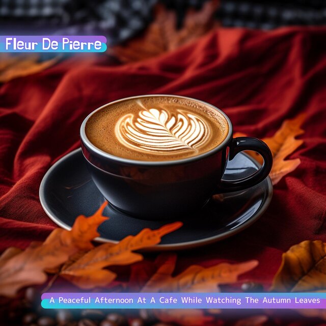A Peaceful Afternoon at a Cafe While Watching the Autumn Leaves