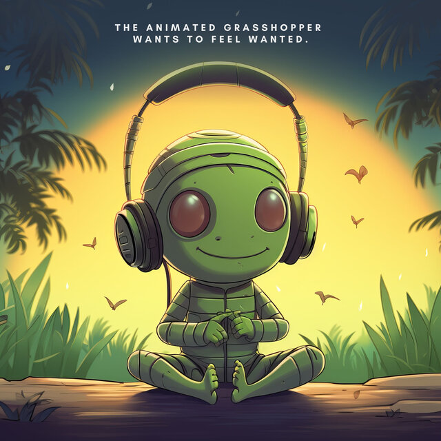 The Animated Grasshopper Wants to Feel Wanted