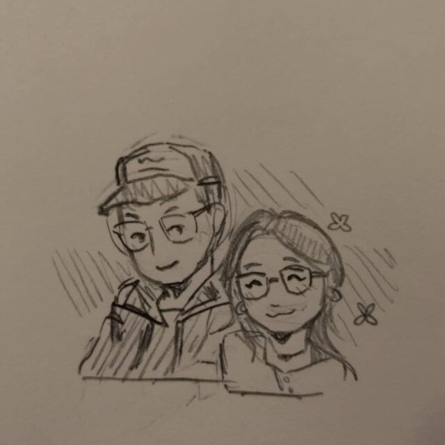 with u