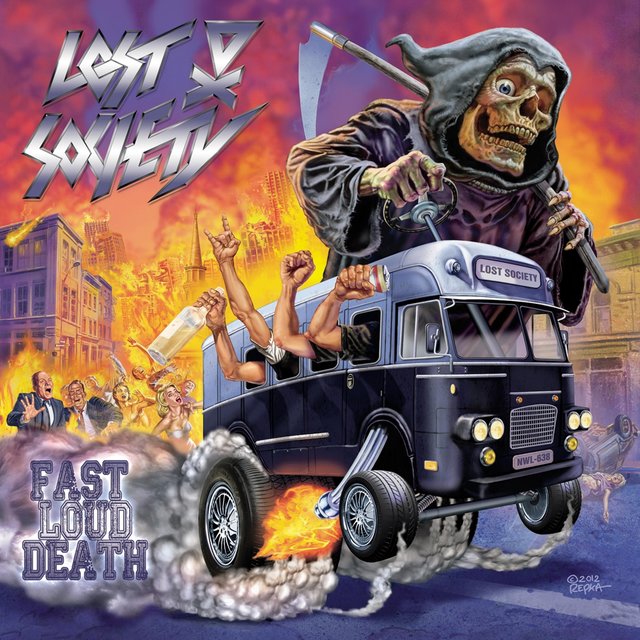 Cover art for album Fast Loud Death by Lost Society