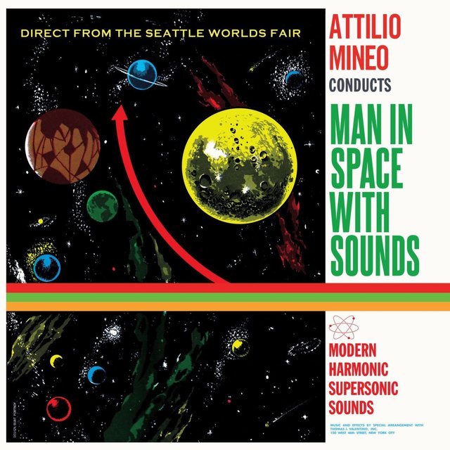 Cover art for album Man in Space with Sounds by Attilio Mineo
