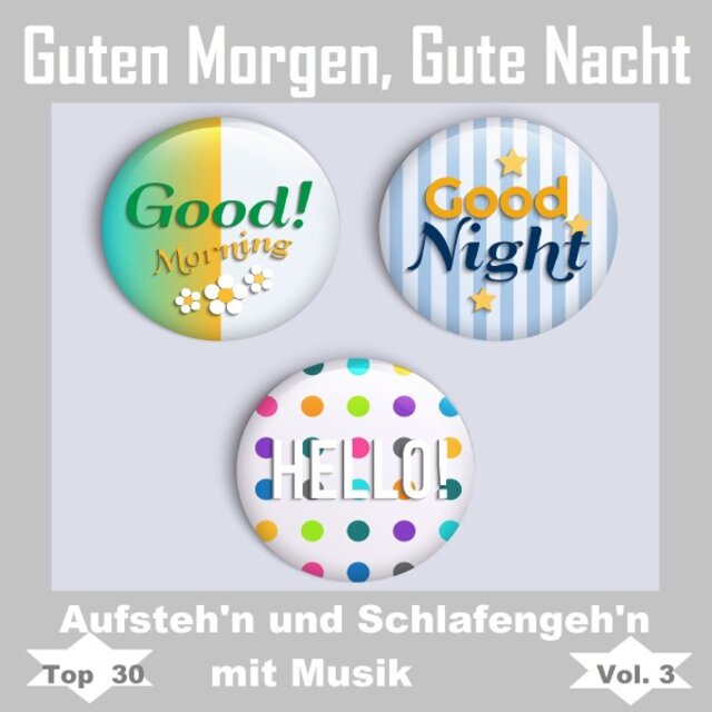 Top 30: Guten Morgen, gute Nacht - Aufsteh'n und schlafengeh'n mit Musik, Vol. 3 (Good! Morning - Good Night - Hello!)