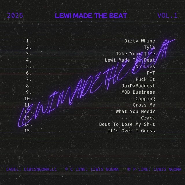 Lewi Made The Beat, Vol. 1