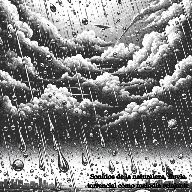 Sonidos de la naturaleza, lluvia torrencial como melodía relajante
