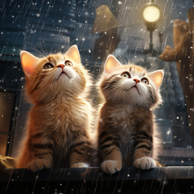 Rainy Cat's Sleepy Melodies: Music for Stress Relief
