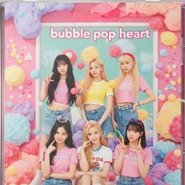 bubble pop heart