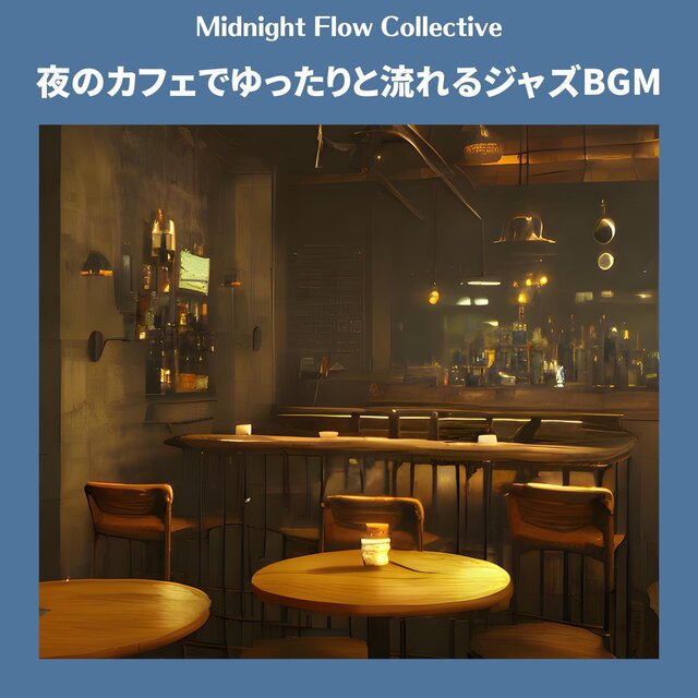 夜のカフェでゆったりと流れるジャズbgm