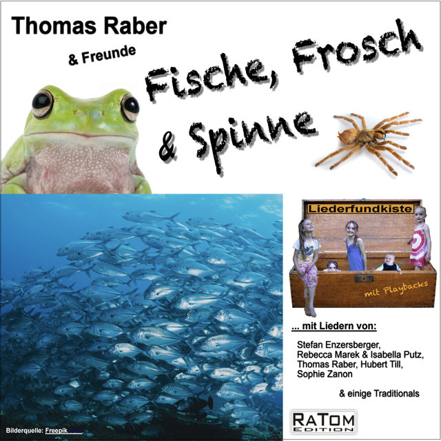 Liederfundkiste - Fische, Frosch & Spinne