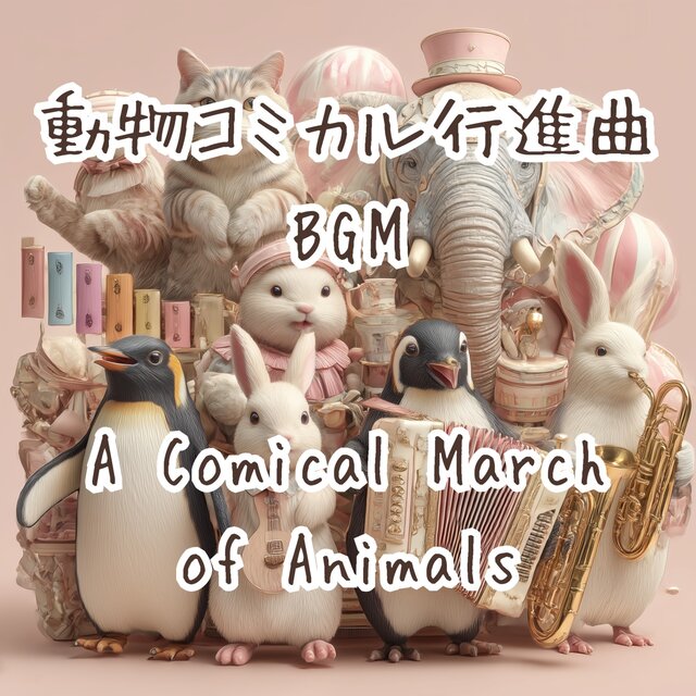 A Comical March of Animals