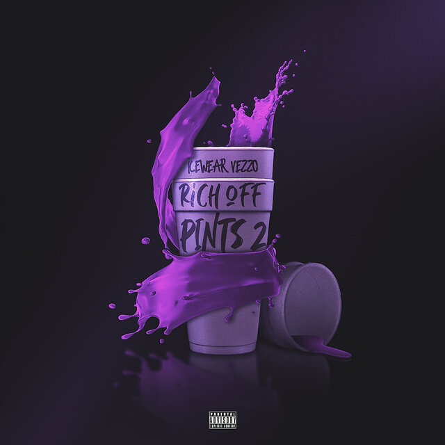 Cover art for album Rich Off Pints 2 by Icewear Vezzo