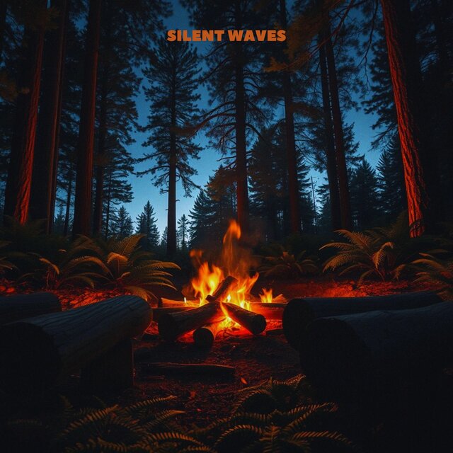 75 min sounds of a campfire and birds singing in the forest, white noise in the background, a melody for deep thoughts