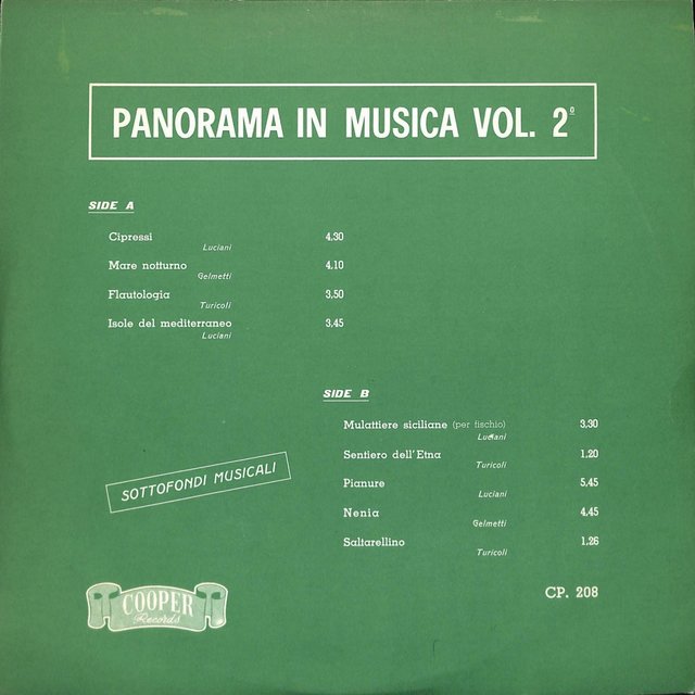 Panorama in musica Vol.2°