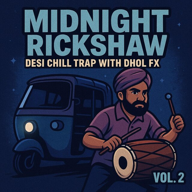 Midnight Rickshaw – Desi Chill Trap with Dhol FX (Vol.  2)