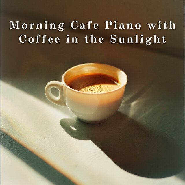 Morning Cafe Piano with Coffee in the Sunlight