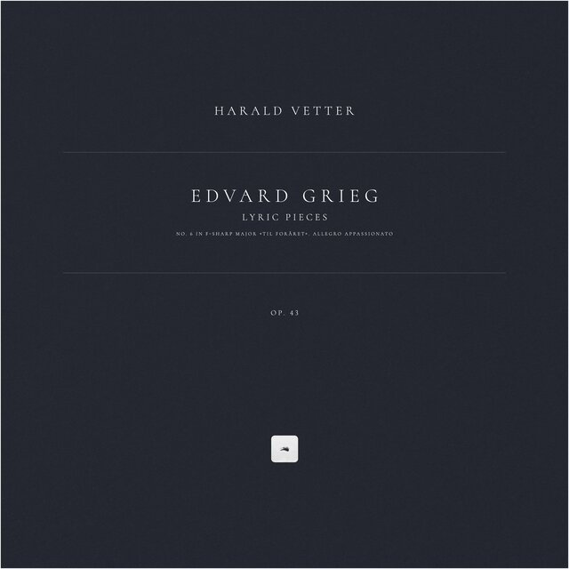 Lyric Pieces, Op. 43: No. 6 in F-Sharp Major 'Til Foråret'. Allegro appassionato