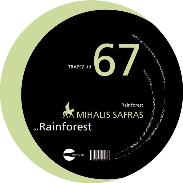 Cover art for album Rainforest by Mihalis Safras