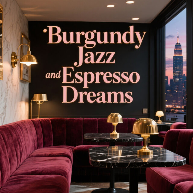 Burgundy Jazz and Espresso Dreams