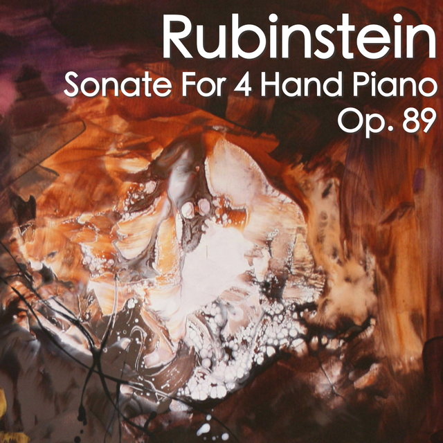 Rubinstein Sonate For 4 Hand Piano, Op. 89