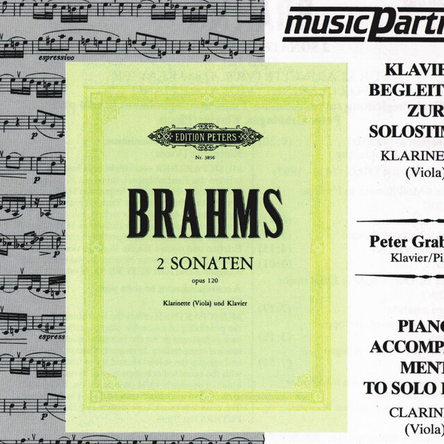 Brahms: Clarinet Sonatas Nos. 1 & 2 (Piano Accompaniment)