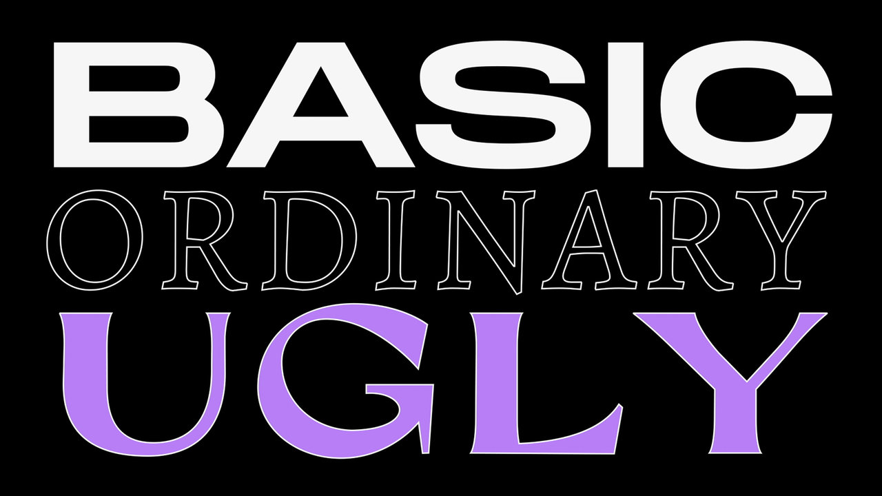 Basic Ordinary Ugly (Lyric Video)