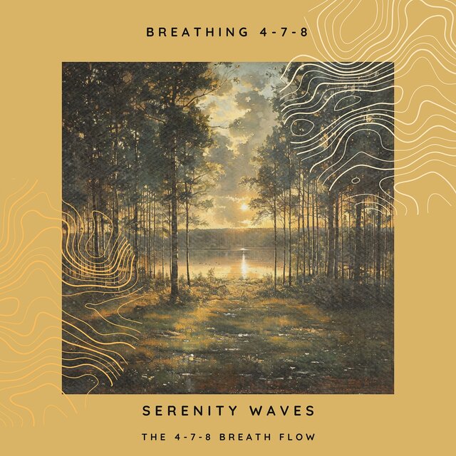 Serenity Waves: the 4-7-8 Breath Flow