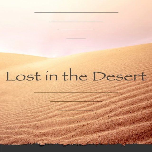 Lost in the Desert