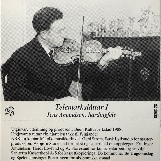 Telemarkslåttar I - Jens Amundsen, Hardingfele