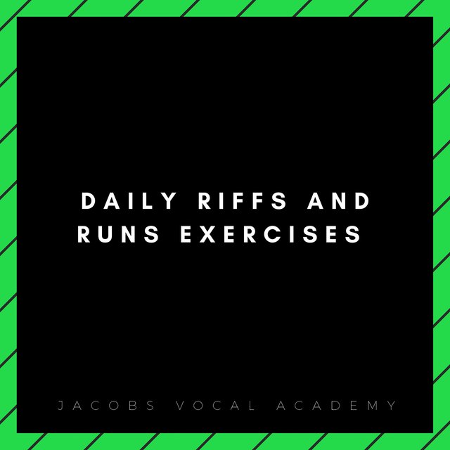 Daily Riffs And Runs Exercises