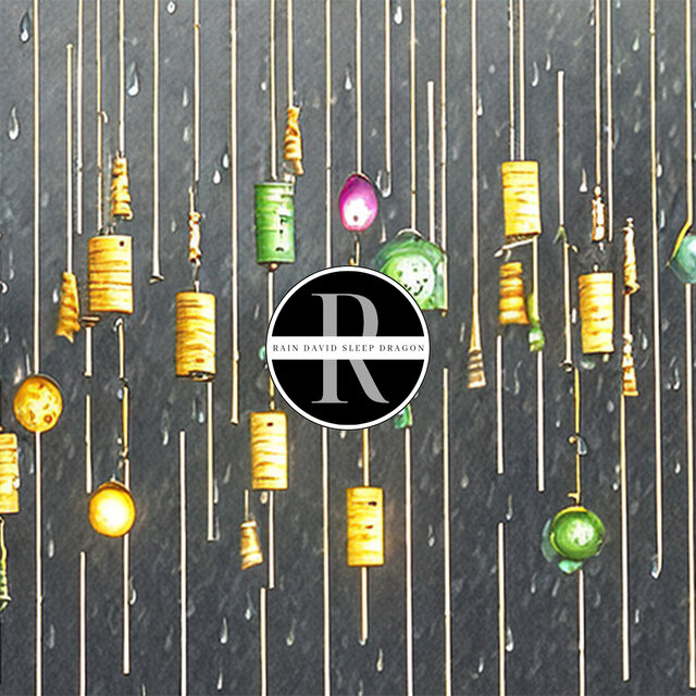 Celestial Showers: Windchimes Echoes in the Rain