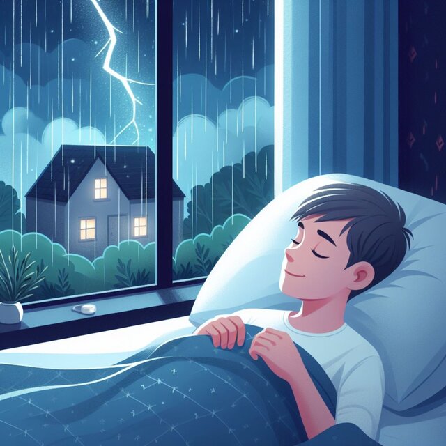 Lying Down During a Thunderstorm
