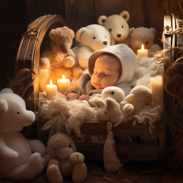 Baby's Nighttime Blaze: Nature's Tender Embrace Melody