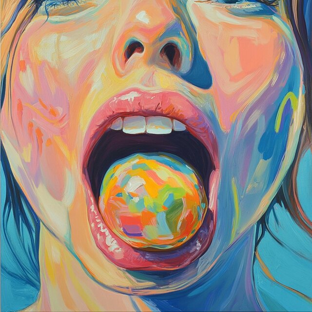 In your mouth