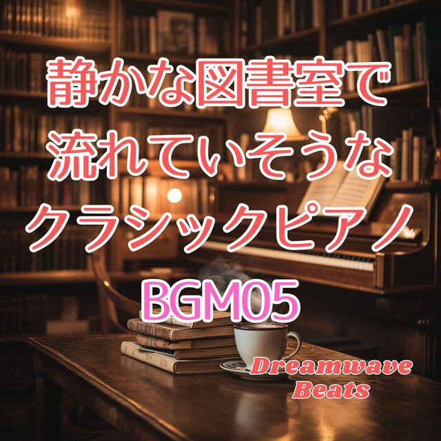 静かな図書室で流れていそうなクラシックピアノBGM05